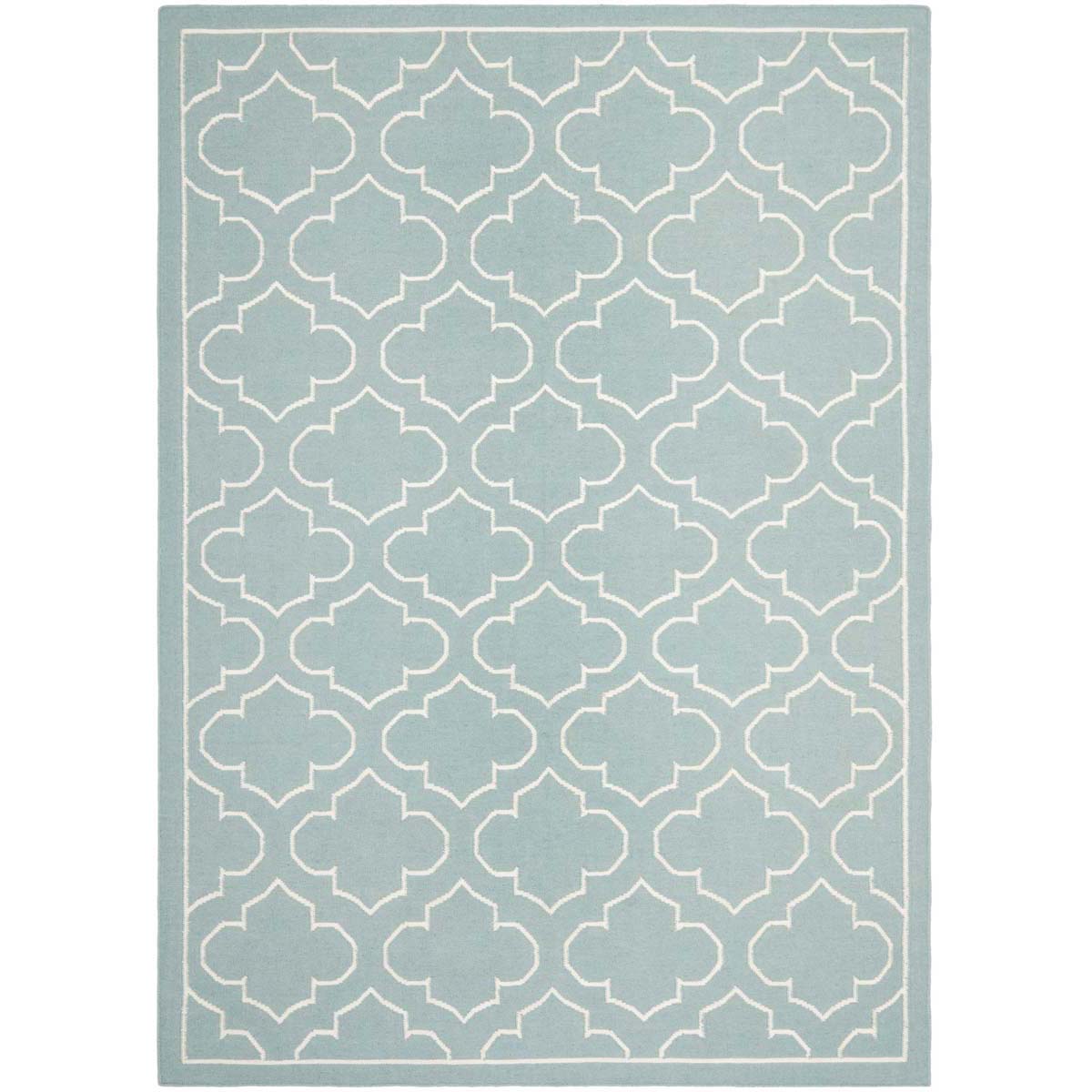 Safavieh Dhurries 625 Rug, DHU625 - Blue / Ivory