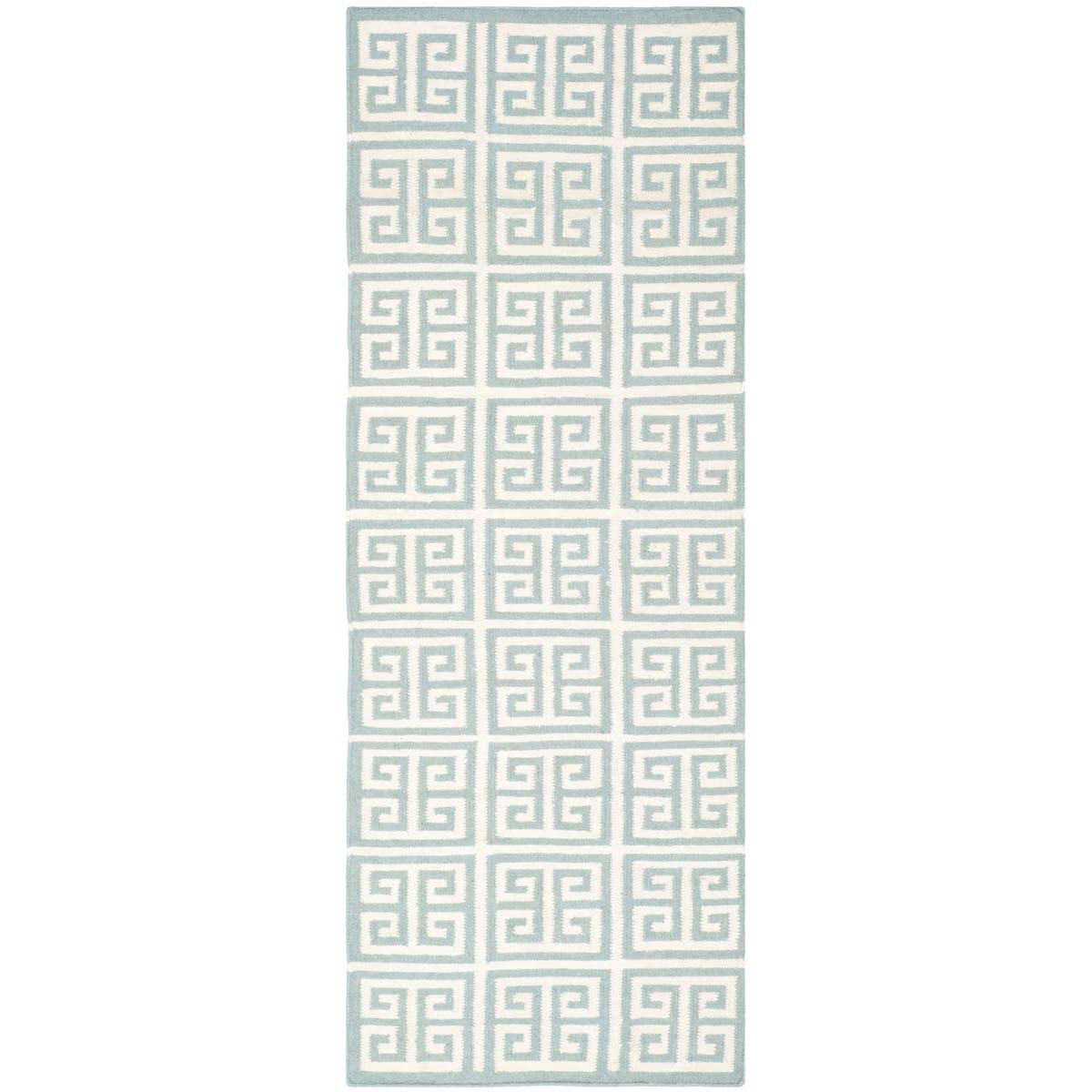 Safavieh Dhurries 626 Rug, DHU626 - Blue / Ivory