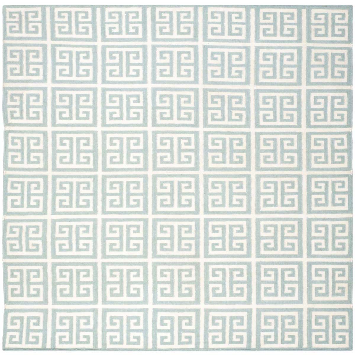 Safavieh Dhurries 626 Rug, DHU626 - Blue / Ivory