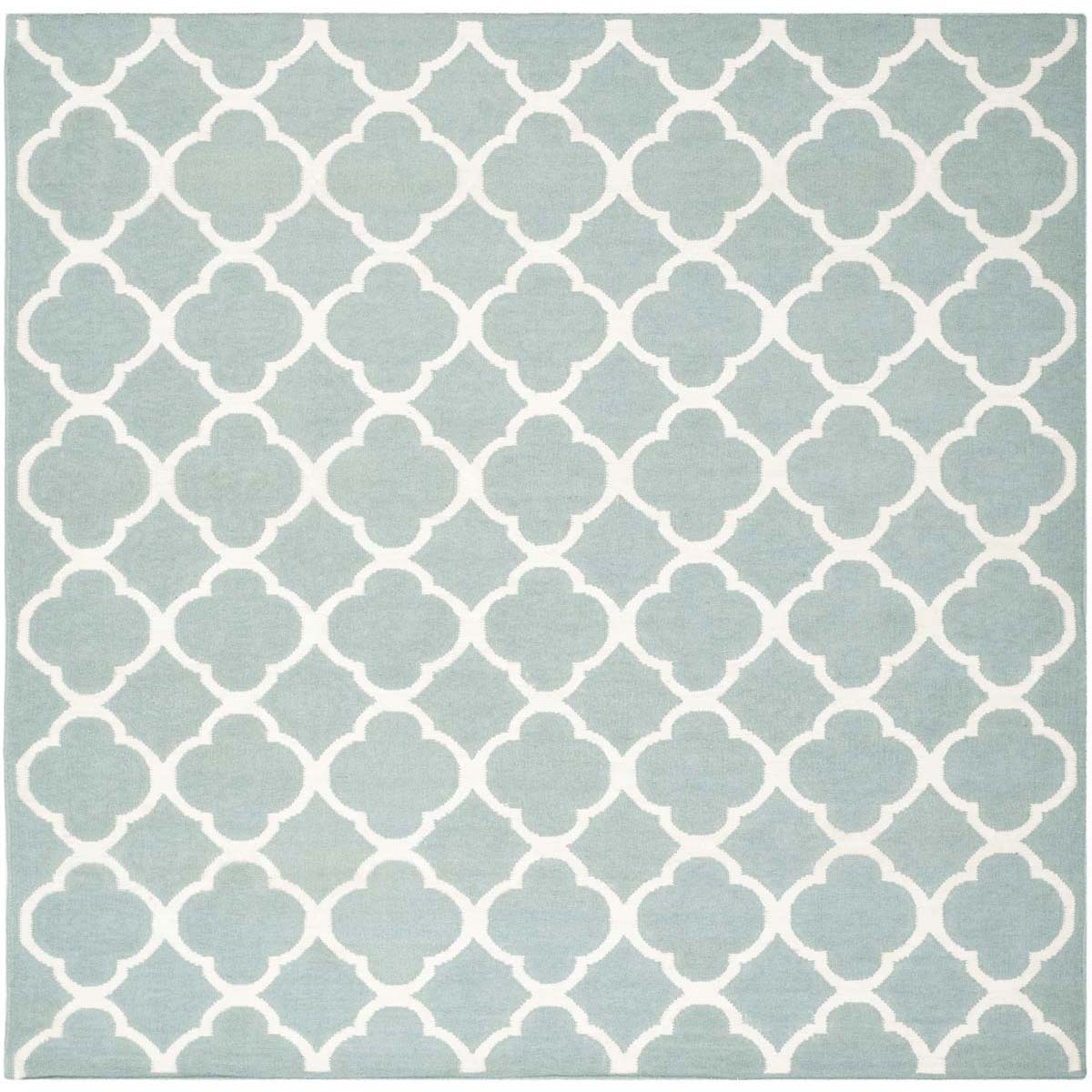 Safavieh Dhurries 627 Rug, DHU627 - Blue / Ivory