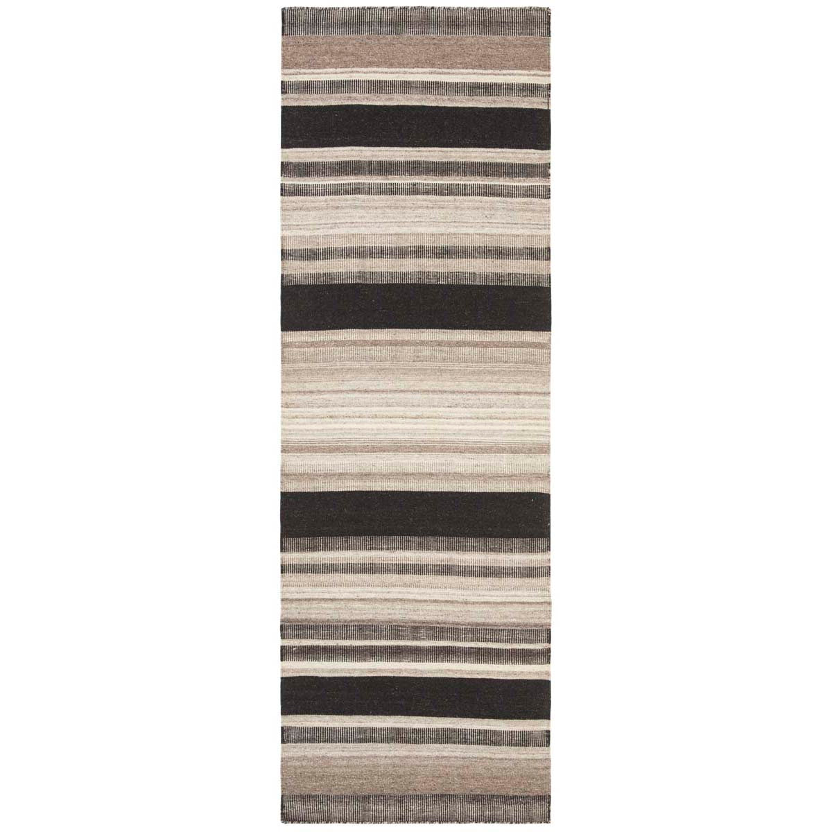 Safavieh Dhurries 628 Rug, DHU628 - Natural / Black