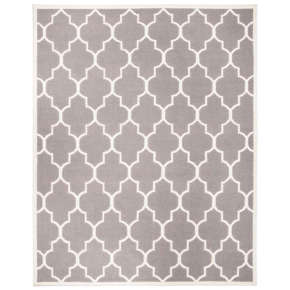 Safavieh Dhurries 632 Rug, DHU632 - Grey / Ivory