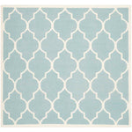 Safavieh Dhurries 632 Rug, DHU632 - Light Blue / Ivory
