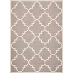 Safavieh Dhurries 633 Rug, DHU633 - Dark Grey / Ivory