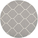 Safavieh Dhurries 635 Rug, DHU635 - Grey / Ivory