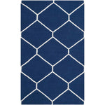 Safavieh Dhurries 635 Rug, DHU635 - Navy / Ivory