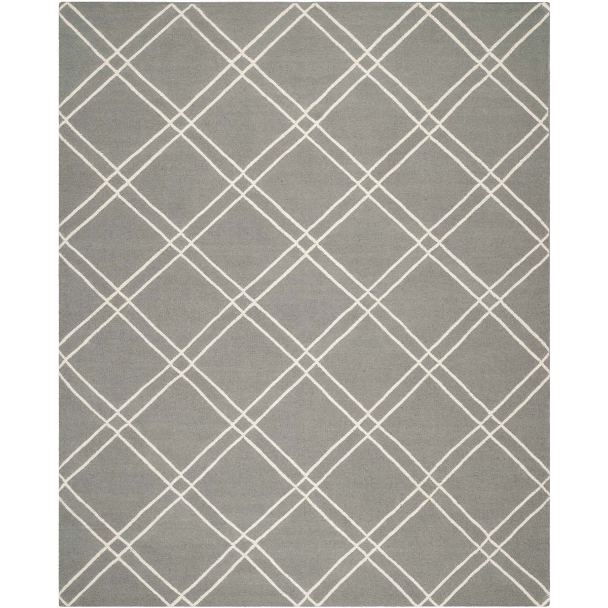 Safavieh Dhurries 638 Rug, DHU638 - Grey / Ivory