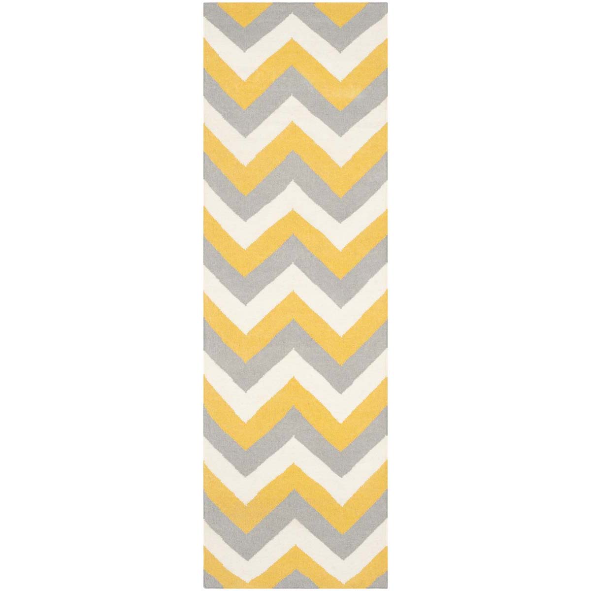 Safavieh Dhurries 640 Rug, DHU640 - Gold / Grey