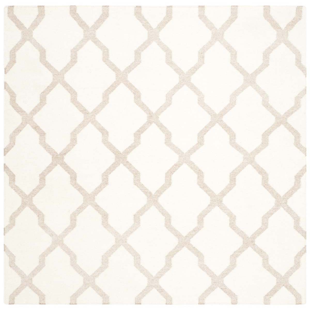 Safavieh Dhurries 645 Rug, DHU645 - Ivory / Camel