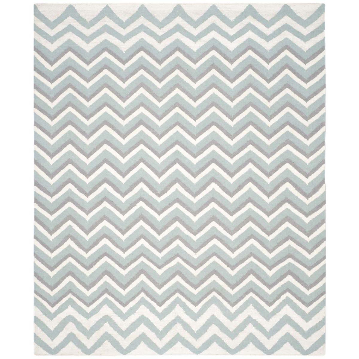Safavieh Dhurries 646 Rug, DHU646 - Blue / White