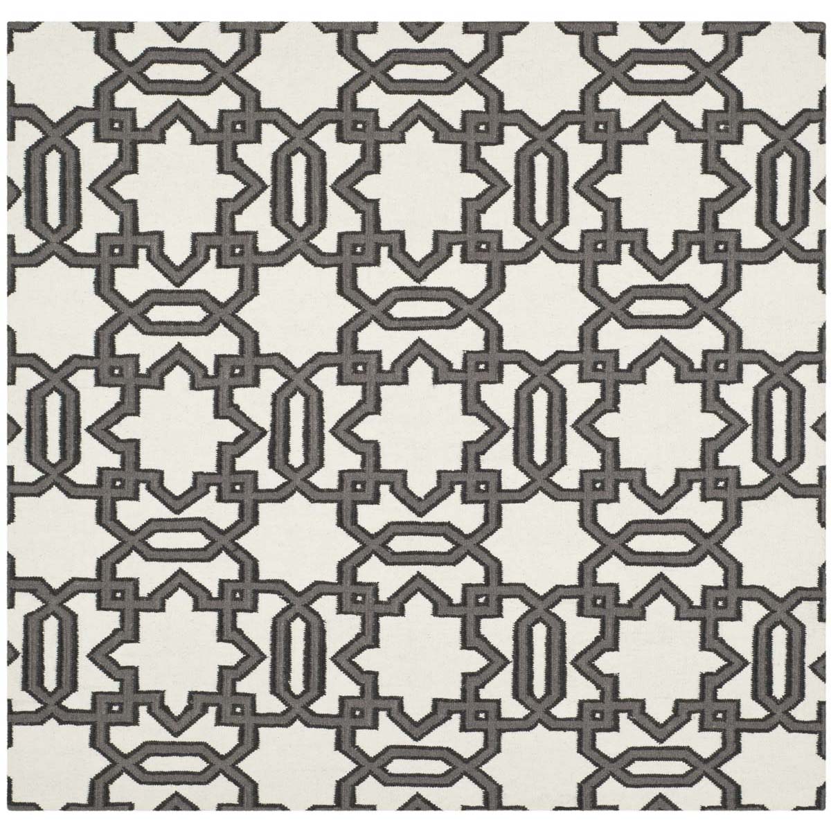 Safavieh Dhurries 751 Rug, DHU751 - Ivory / Grey