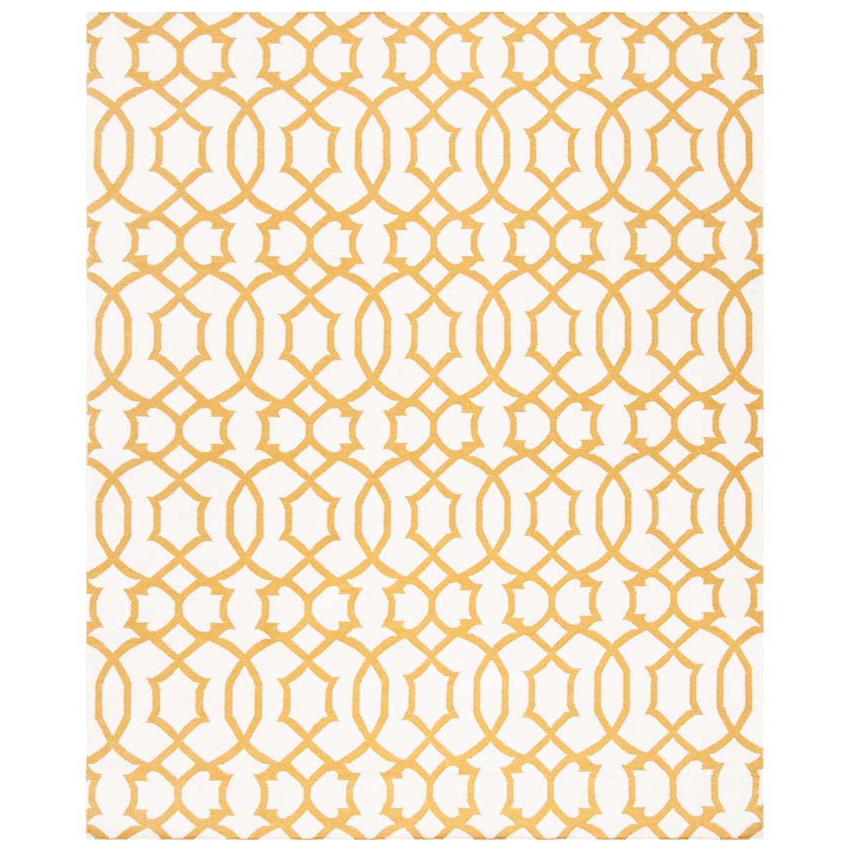 Safavieh Dhurries 753 Rug, DHU753 - Ivory / Yellow