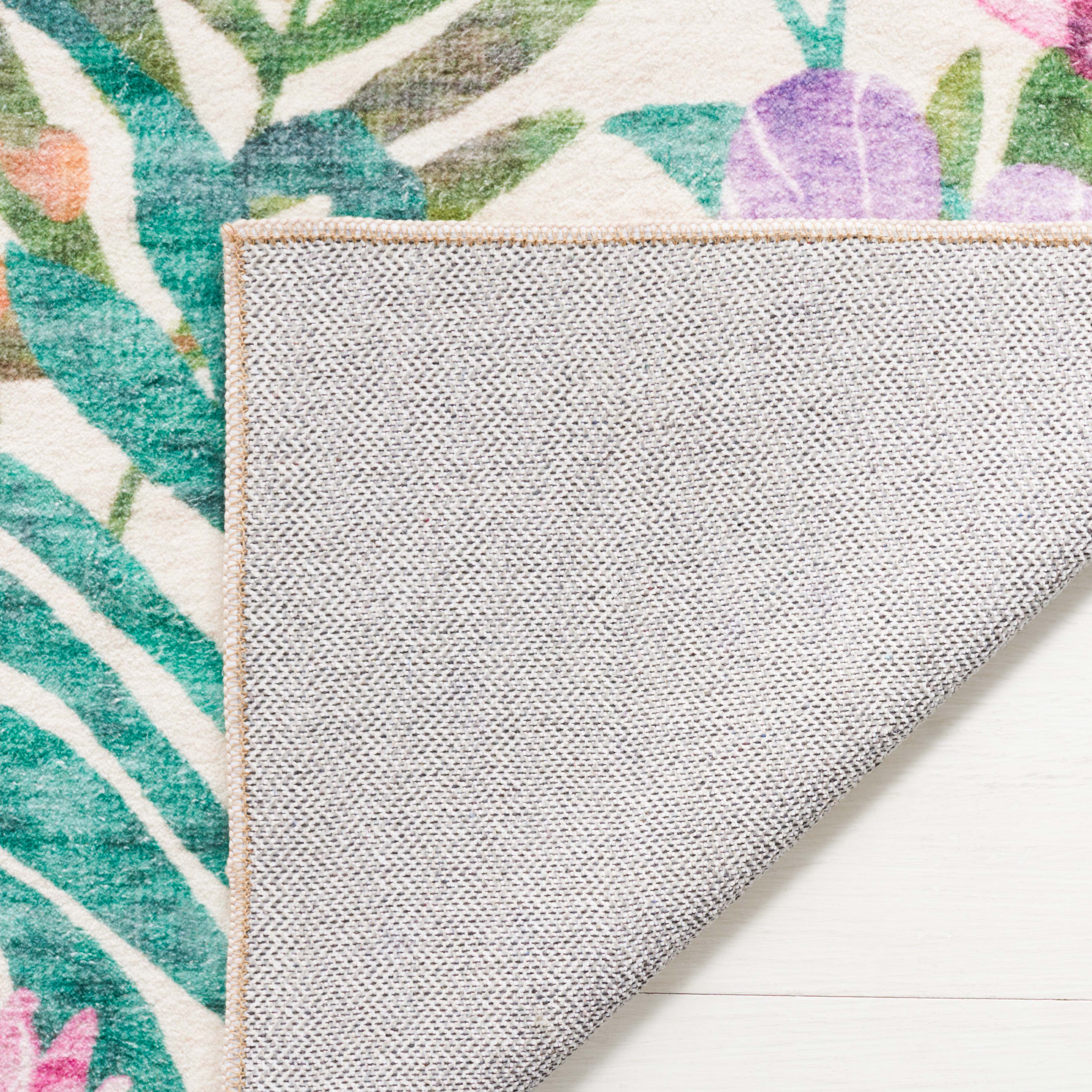 Safavieh Door and Kitchen Mat 338 Rug, DKM338 - Ivory / Pink