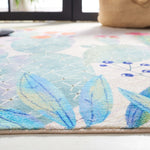 Safavieh Door and Kitchen Mat 376 Rug, DKM376 - Fuchsia / Turquoise