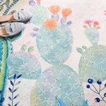 Safavieh Door and Kitchen Mat 376 Rug, DKM376 - Fuchsia / Turquoise