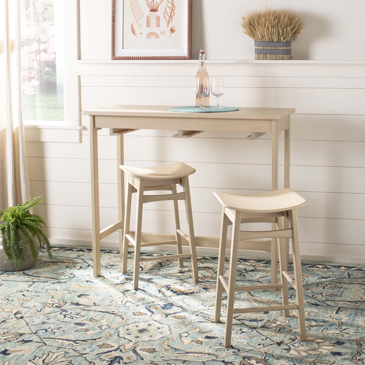 Safavieh Colbie 3 Piece Pub Set , DNS1000 - White Oak