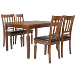 Safavieh Kodiak 5 Piece Dining Set , DNS9204 - Light Oak