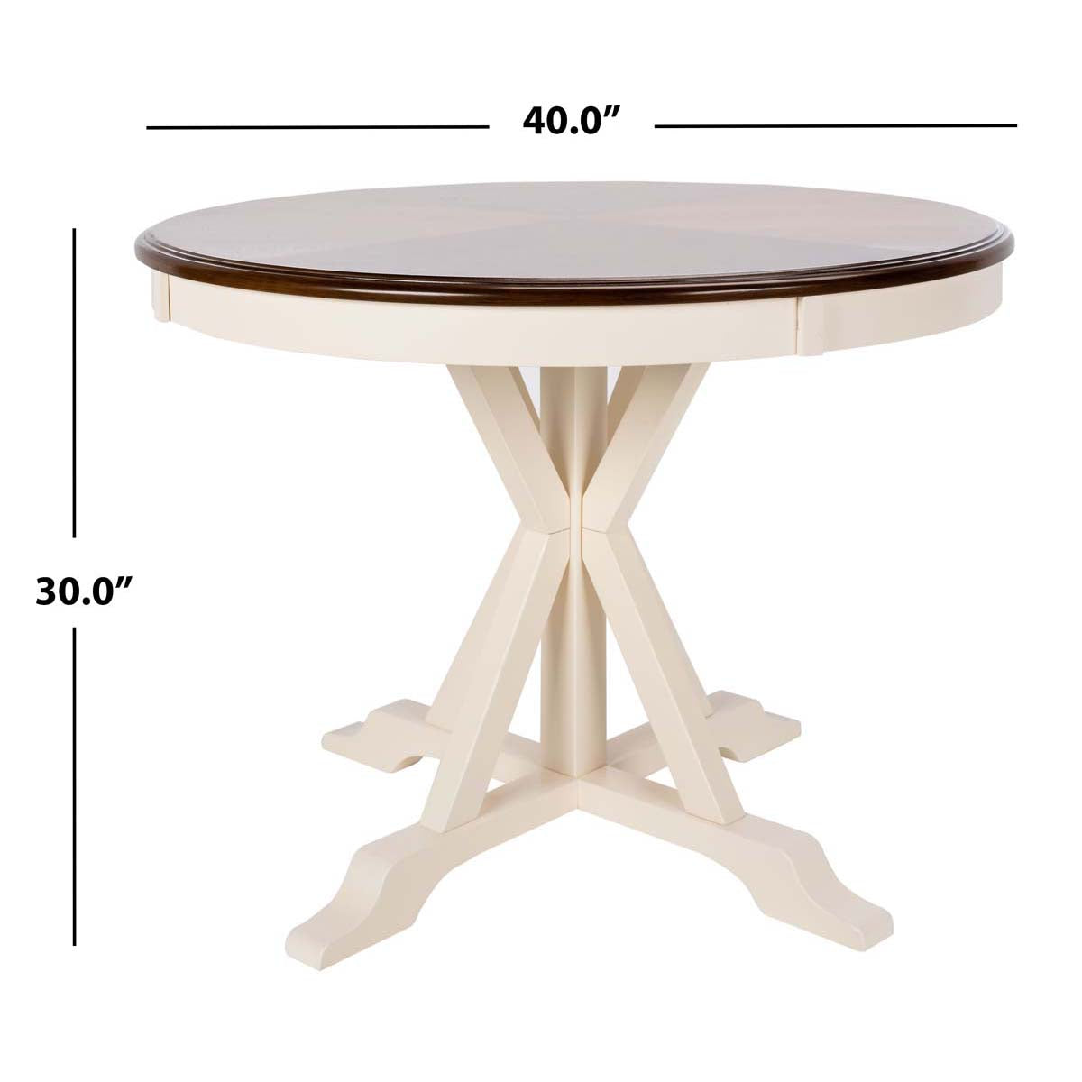 Safavieh Shay 5 Piece Dining Set , DNS9205 - White / Natural