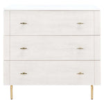Safavieh Genevieve 3 Drawer Dresser , DRS5000 - White/White Washed