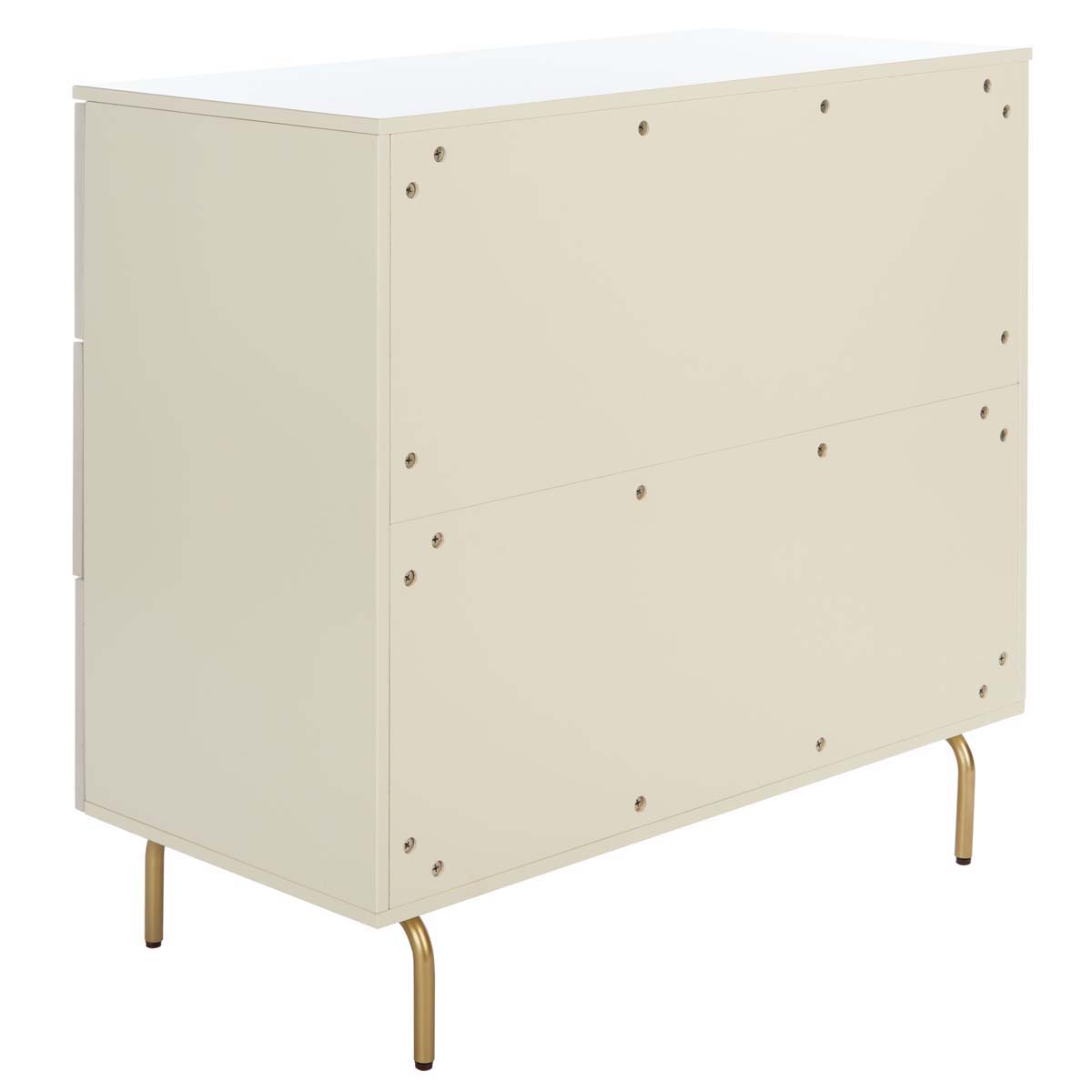 Safavieh Genevieve 3 Drawer Dresser , DRS5000 - Cream/White Washed