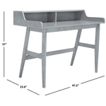 Safavieh Wrigley Desk , DSK1400 - Dark Grey