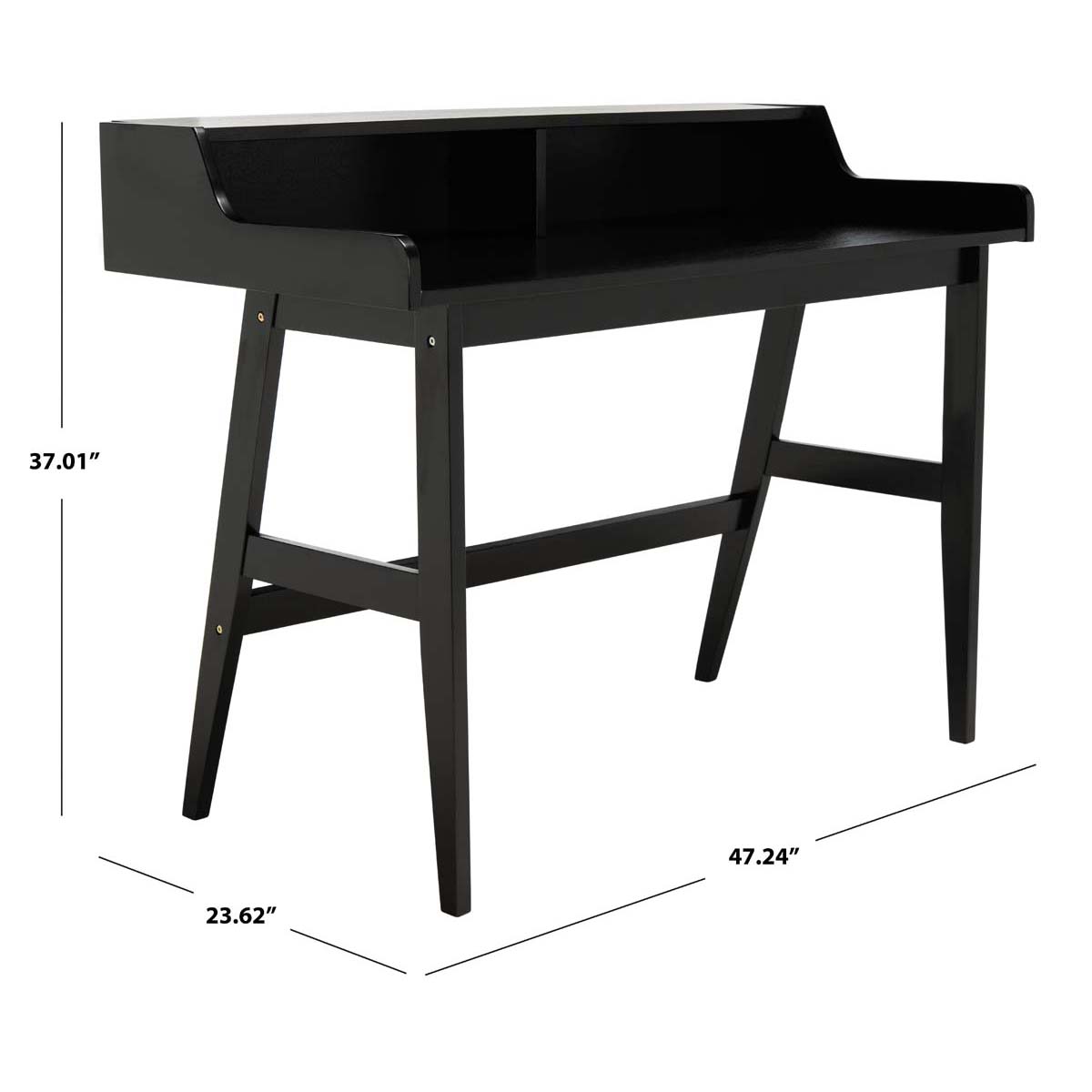 Safavieh Wrigley Desk , DSK1400 - Matte / Black