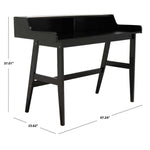 Safavieh Wrigley Desk , DSK1400 - Matte / Black