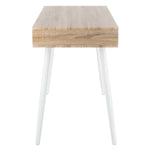 Safavieh Jorja 1 Drawer 1 Shelf Desk , DSK2200 - Natural/White