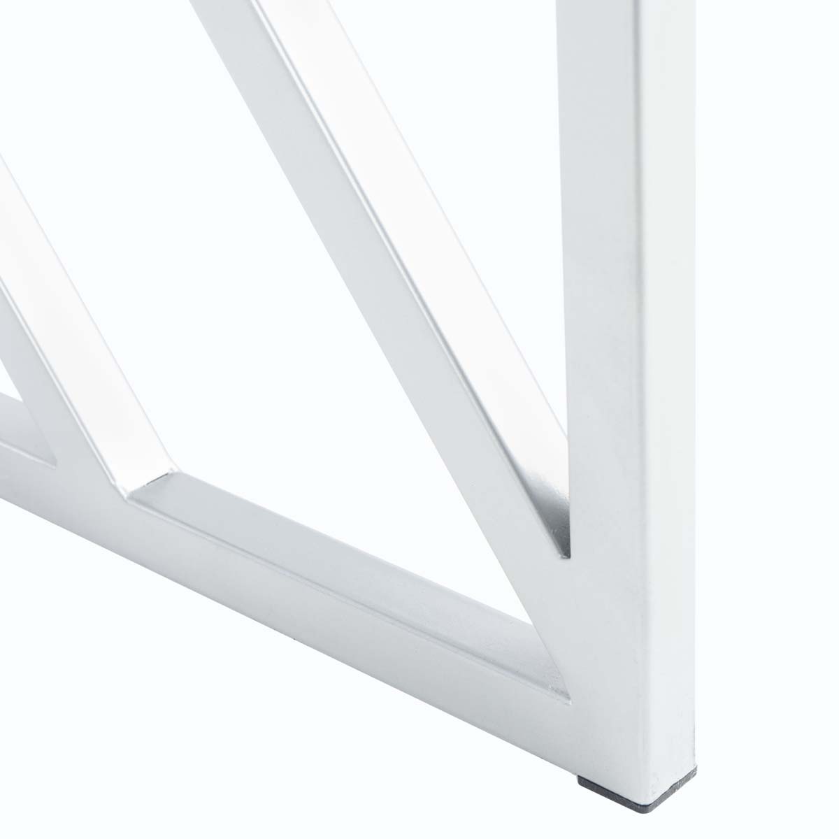 Safavieh Elaine 1 Drawer Desk , DSK2201 - White/Silver