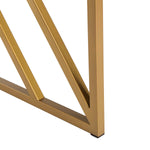 Safavieh Elaine 1 Drawer Desk , DSK2201 - Natural/Gold