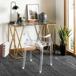 Safavieh Theresa Glass Top Desk , DSK2202 - Glass/Gold