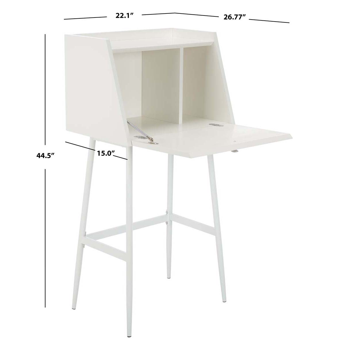 Safavieh Xander Modern Secretary Desk , DSK2203 - White/White