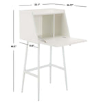 Safavieh Xander Modern Secretary Desk , DSK2203 - White/White