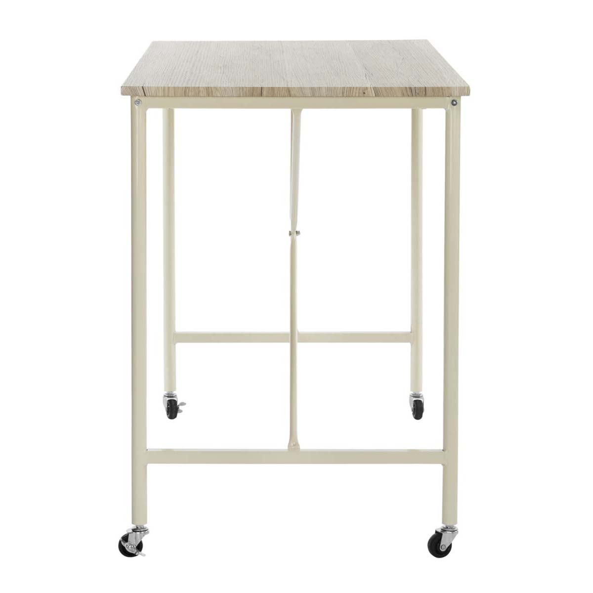 Safavieh Callie Rolling Desk , DSK2204 - Rustic Brown/Cream