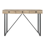 Safavieh Hilton 3 Drawer Desk , DSK2206 - Rustic Brown/Black