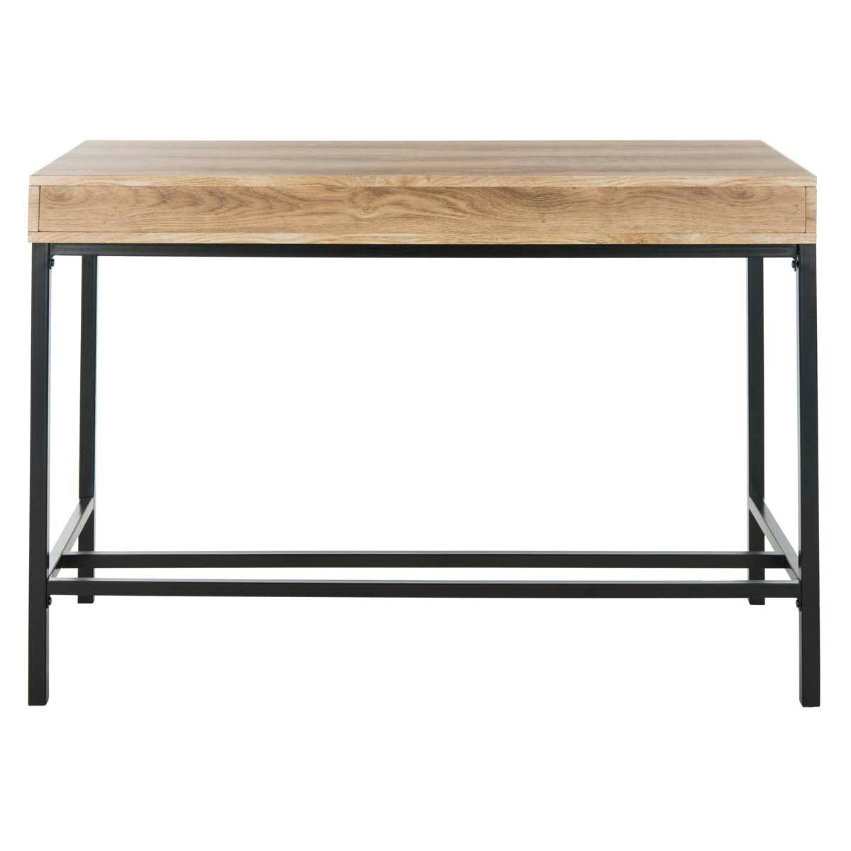 Safavieh Patrick 2 Drawer Desk , DSK2207 - Brown/Black