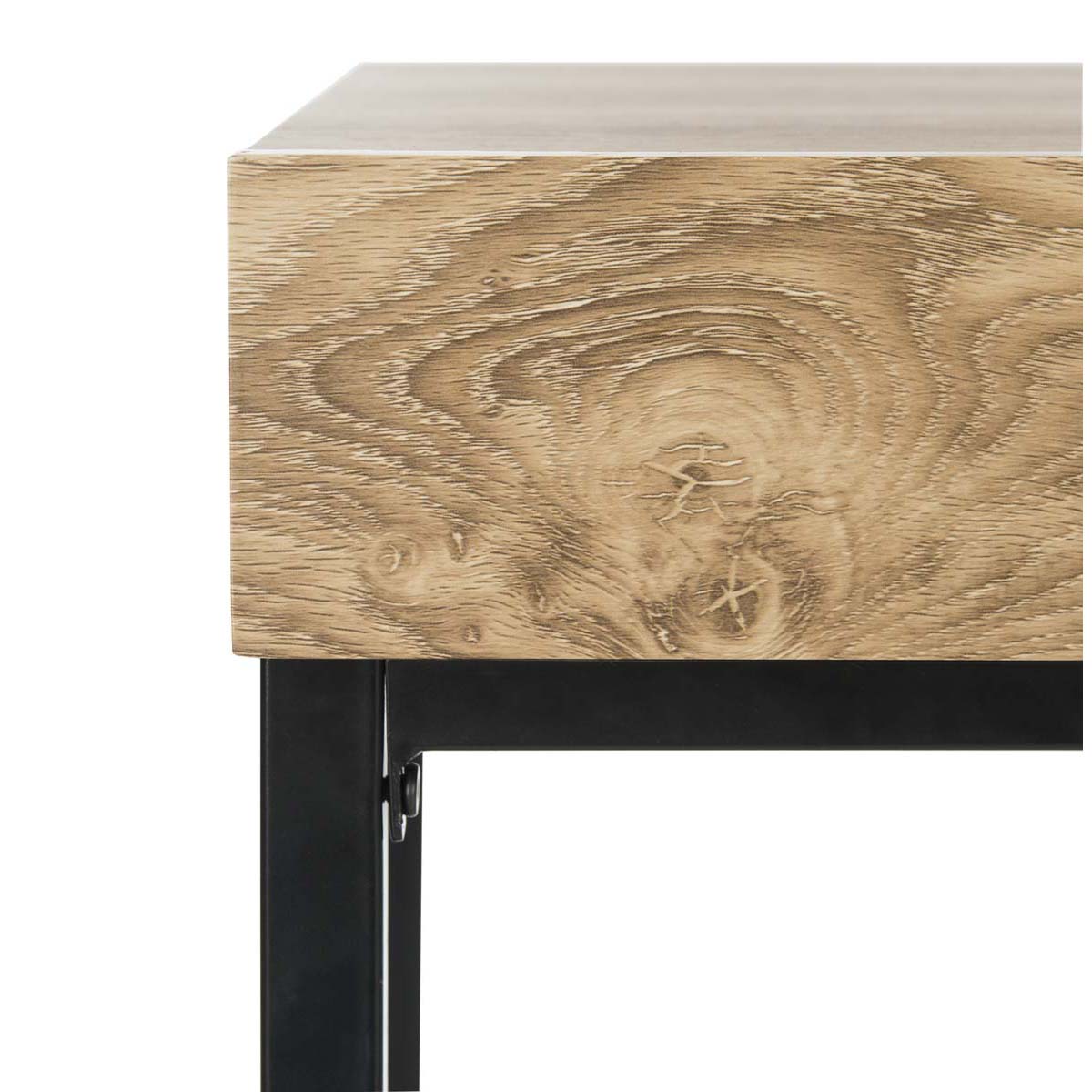 Safavieh Patrick 2 Drawer Desk , DSK2207 - Brown/Black