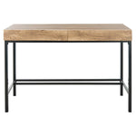 Safavieh Patrick 2 Drawer Desk , DSK2207 - Brown/Black