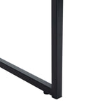 Safavieh Xyla 3 Shelf Glass Top Desk , DSK2208 - White Marble Glass/Black