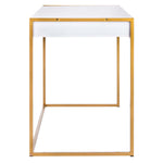 Safavieh Elodie 1 Drawer Desk , DSK2209 - White/Gold