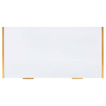 Safavieh Elodie 1 Drawer Desk , DSK2209 - White/Gold