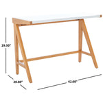 Safavieh Ripley Desk  , DSK5001 - Oak / White