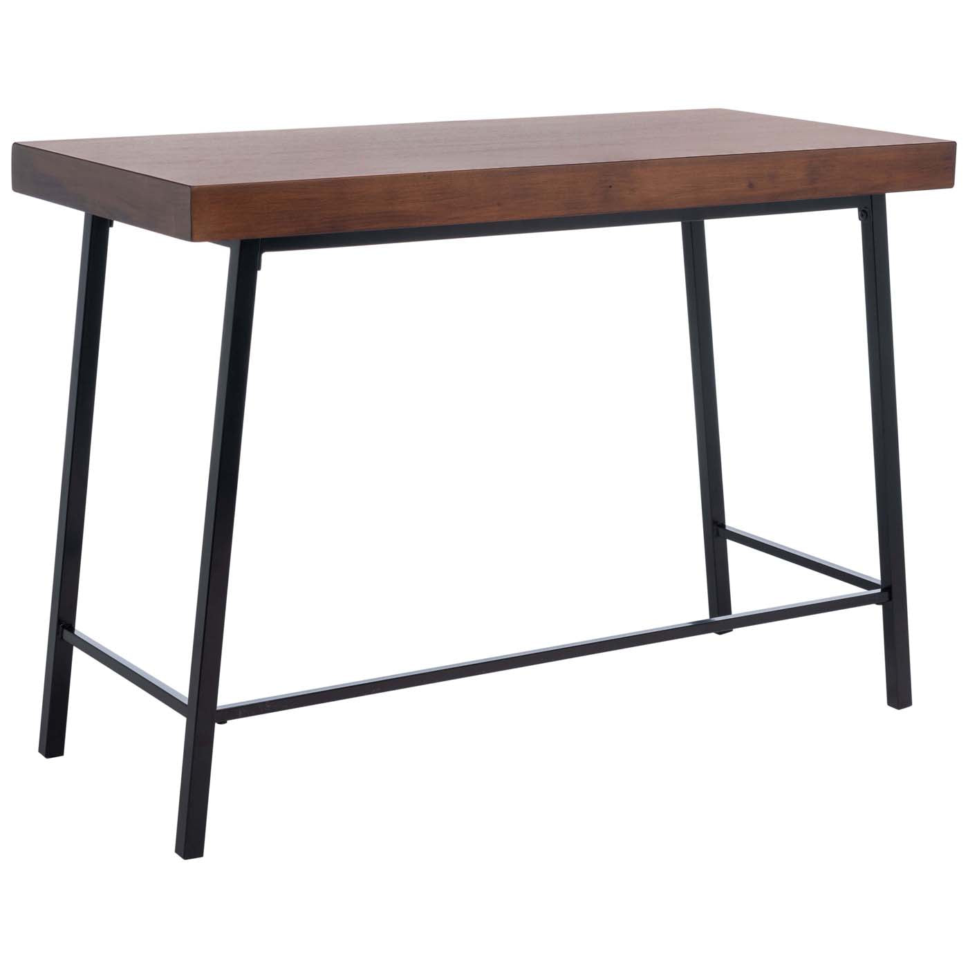 Safavieh Bernhart Desk , DSK5004 - Walnut / Black