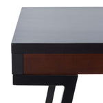 Safavieh Laponte Desk , DSK5011 - Black / Walnut
