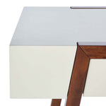 Safavieh Marwood Desk , DSK5012 - White / Brown