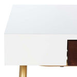 Safavieh Nola 1 Drawer Desk , DSK5014 - White / Gold
