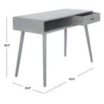 Safavieh Remy 1 Drawer Writing  Desk , DSK5700 - Distressed Grey