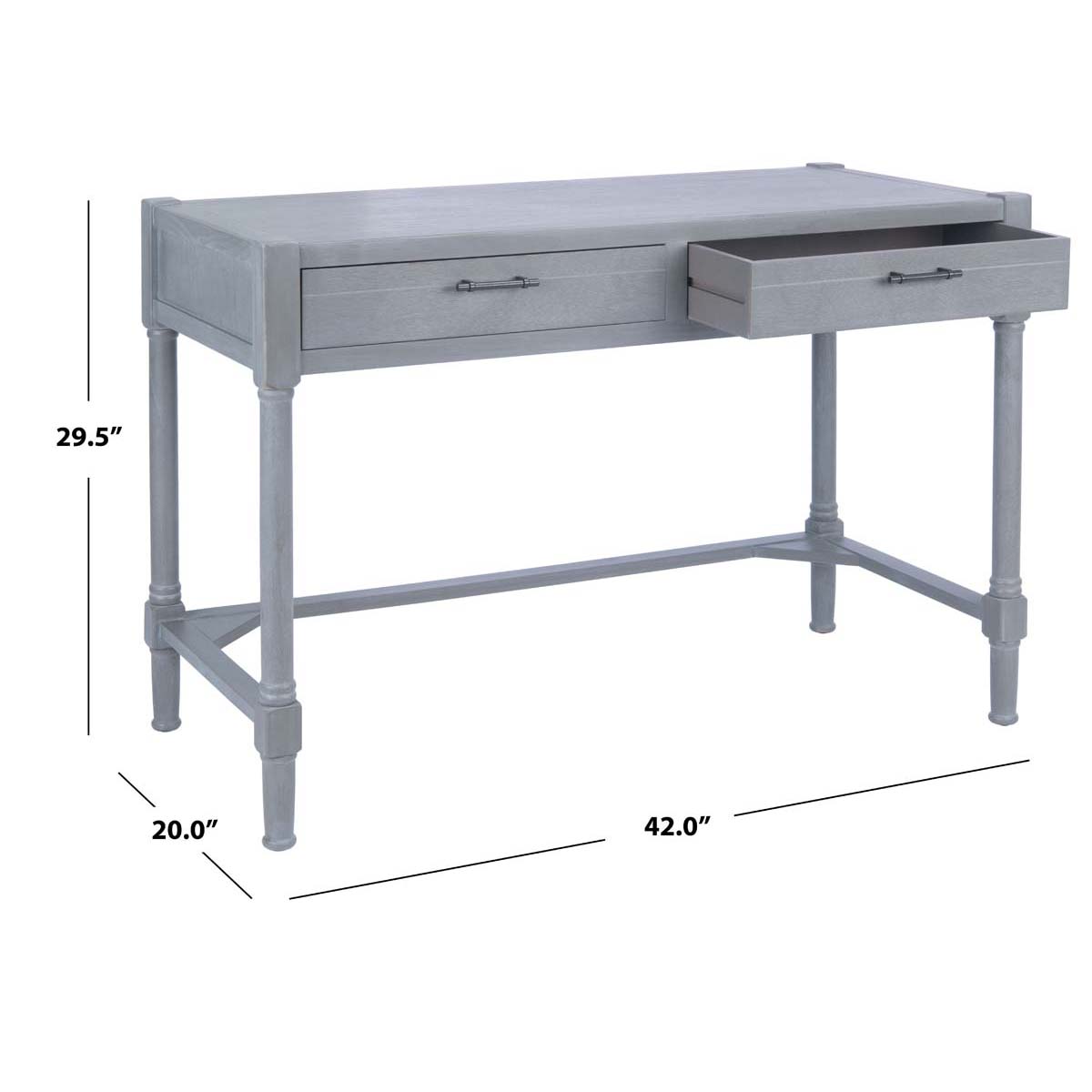 Safavieh Filbert Writing Desk, DSK5701 - White Washed Grey