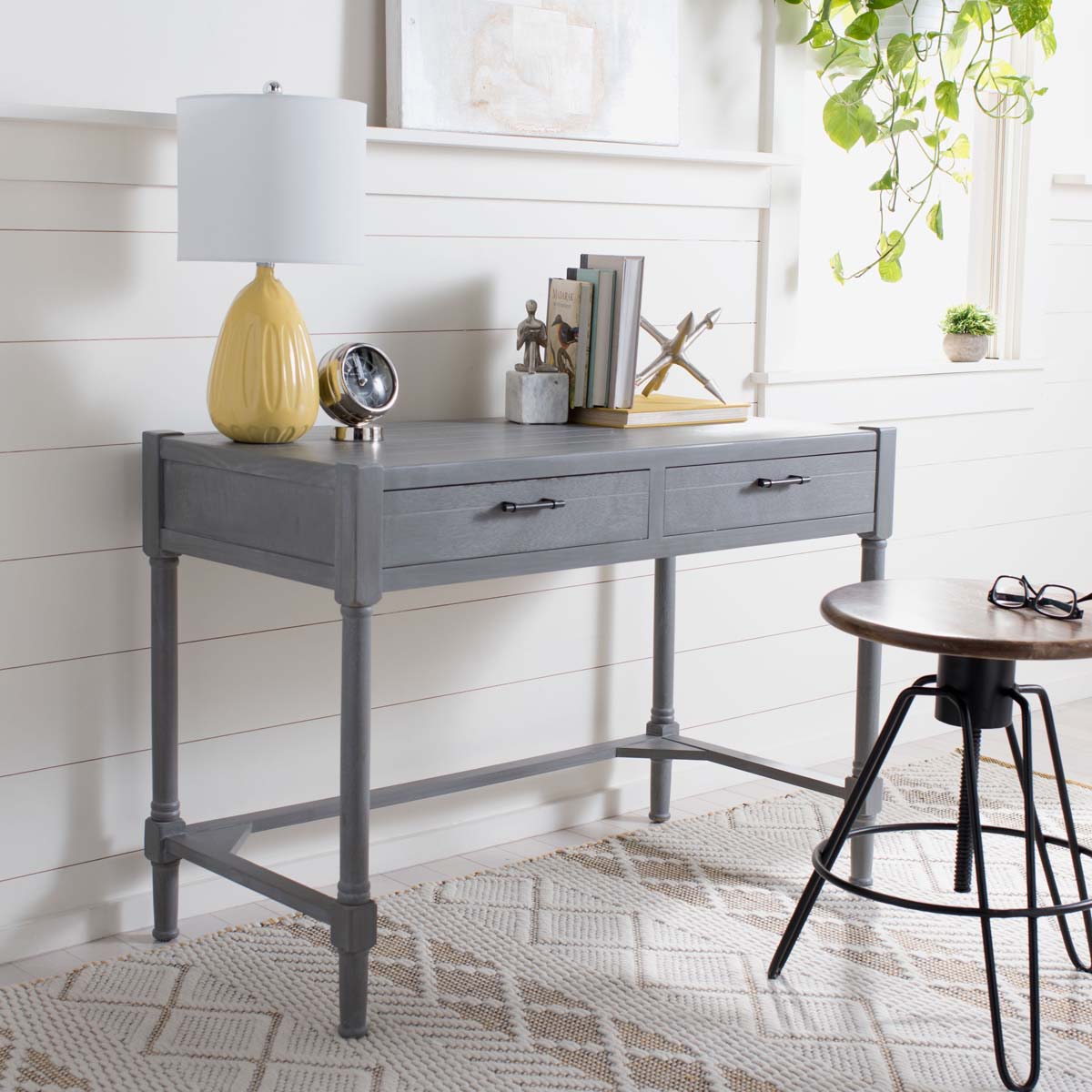 Safavieh Filbert Writing Desk, DSK5701 - White Washed Grey