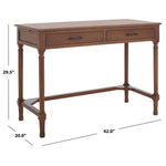 Safavieh Layce 2 Drawer Desk , DSK5704 - Brown